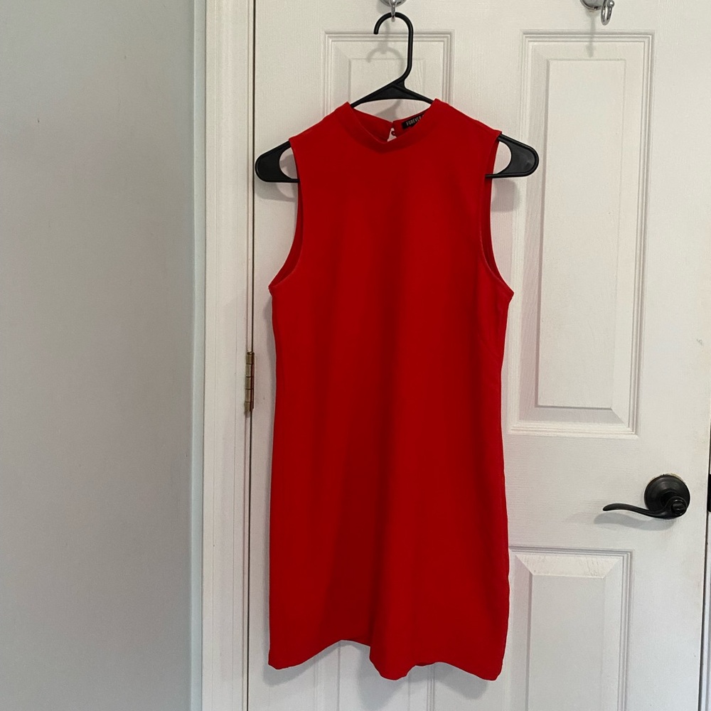 Sleeveless Red Dress